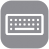 Hardware keyboard support logo